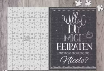 puzzle als heiratsantrag